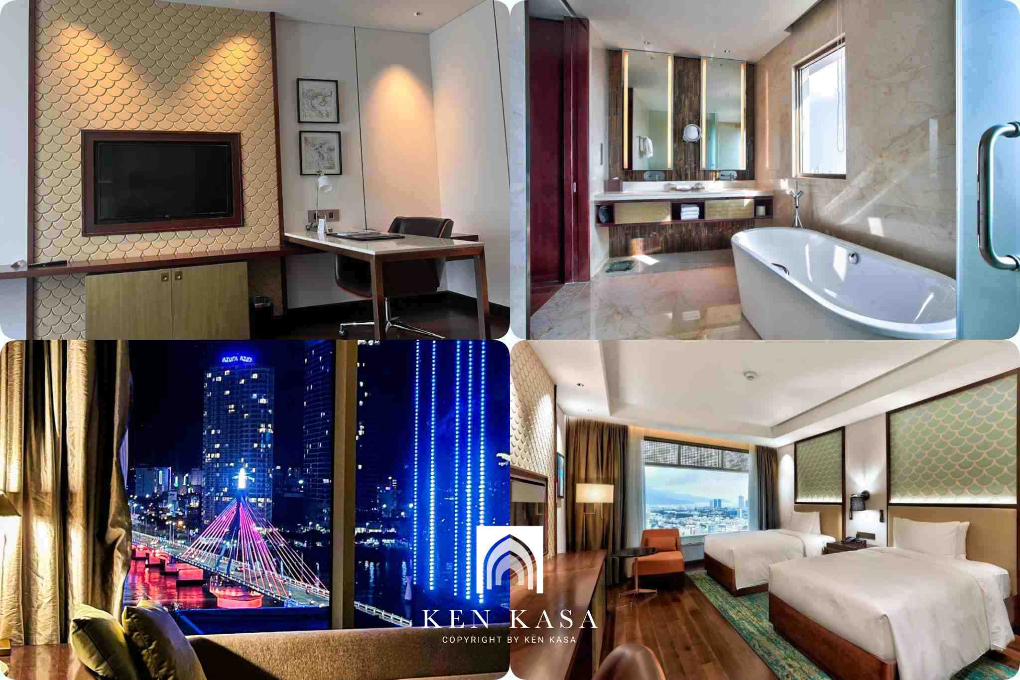 Phòng king executive suite view đại dương tại Hiton Da Nang Hotel